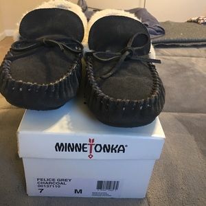 Size 7 charcoal slippers